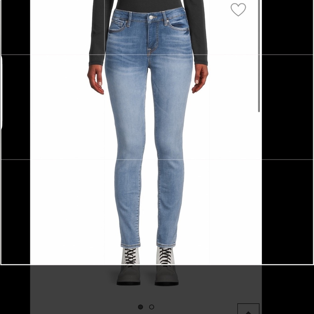 True Religion Women's Halle Mid Rise Skinny Jean